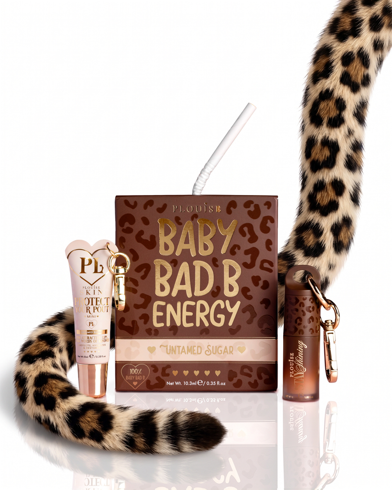 Cheetah Baby Bad B Mini-Lippenöl und Lippenpflege-Duo