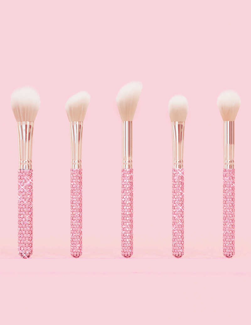 Crystal 20-teiliges Make-up-Pinselset für Augen und Gesicht