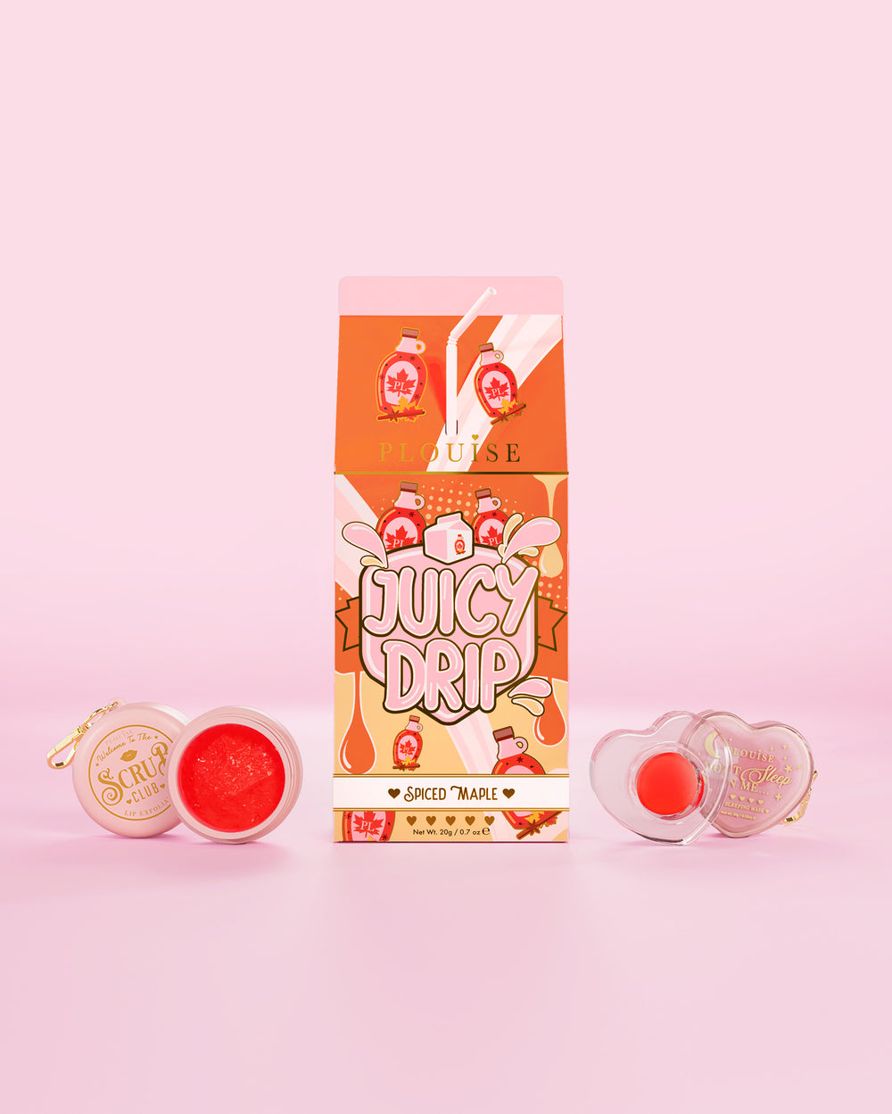 Saftiges Tropfen-Lippenpeeling- und Lippenmasken-Duo