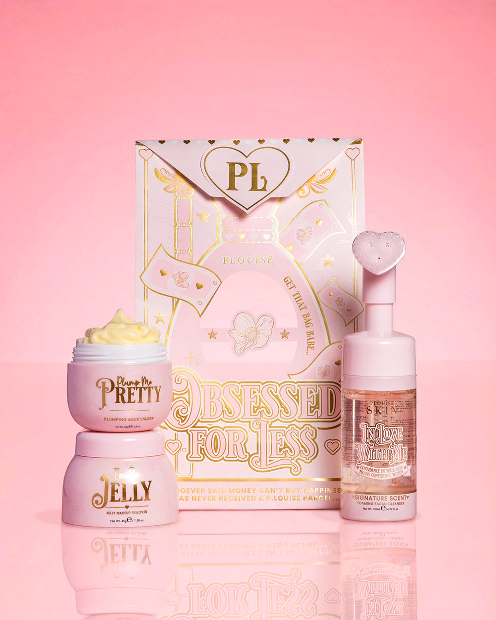 P.Louise Obsessed For Less Signature Scent Reinigungs- und Feuchtigkeitspflegeset