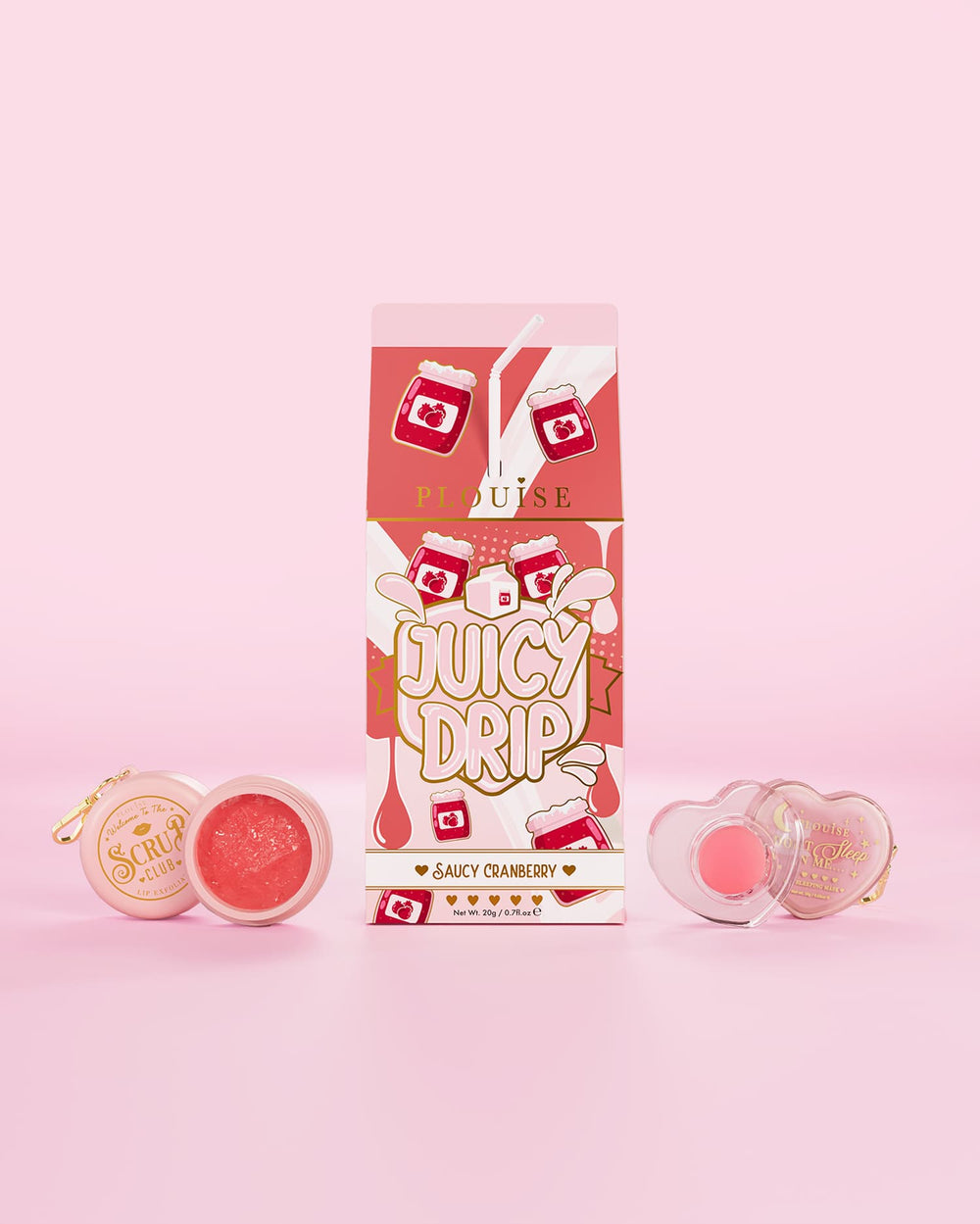 Saftiges Tropfen-Lippenpeeling- und Lippenmasken-Duo