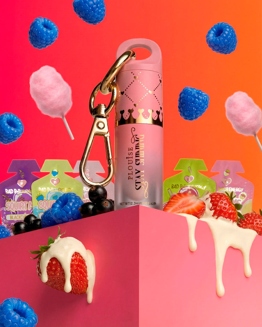 Stellen Sie Ihr nachfüllbares Gloss Bestie-Lippenöl-Paket zusammen