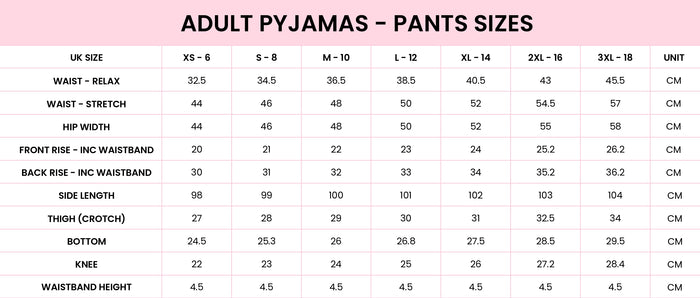 Damen-Pyjama-Hosen-Set mit Weihnachtsschleife