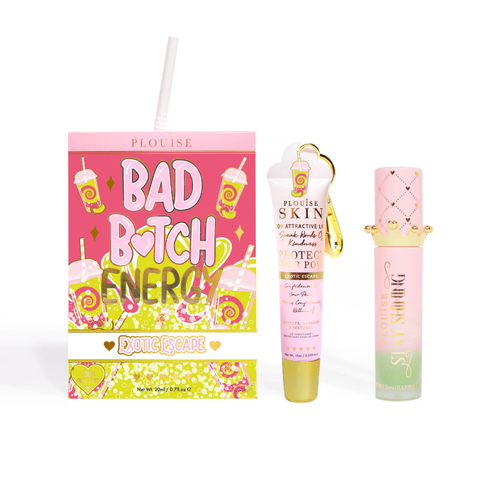 Bad Bitch Energy Lippenpflege- und Lippenöl-Duo