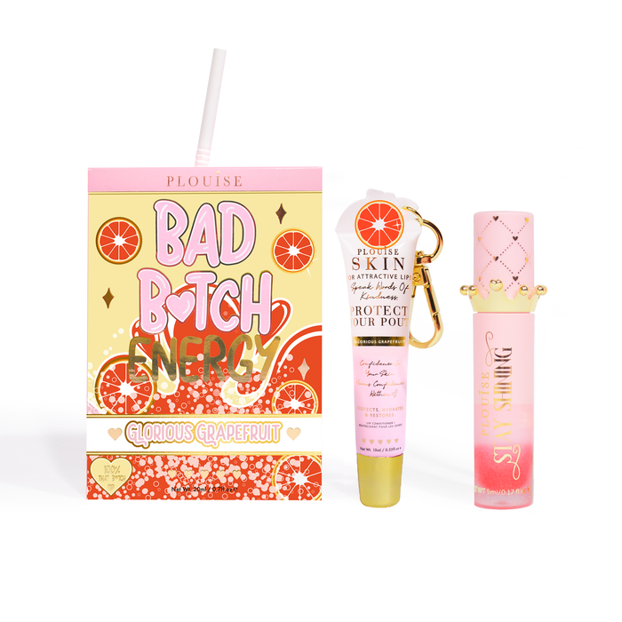 Bad Bitch Energy Lippenpflege- und Lippenöl-Duo