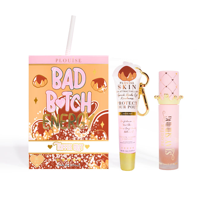 Bad Bitch Energy Lippenpflege- und Lippenöl-Duo