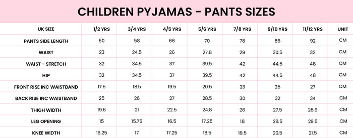 Mädchen-Pyjama mit Weihnachtsschleife – Hosen-Set