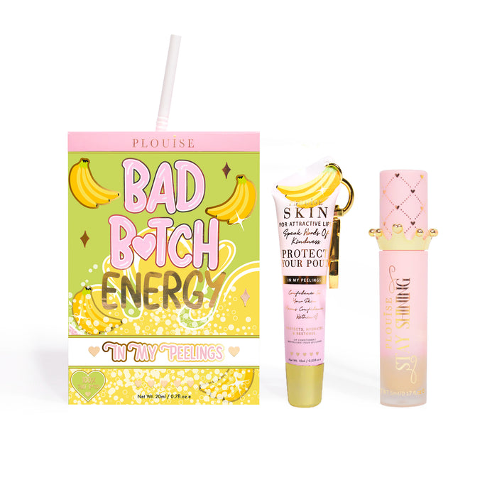 Bad Bitch Energy Lippenpflege- und Lippenöl-Duo