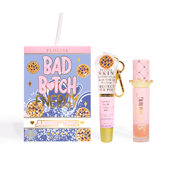 Bad Bitch Energy Lippenpflege- und Lippenöl-Duo