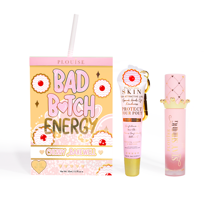 Bad Bitch Energy Lippenpflege- und Lippenöl-Duo