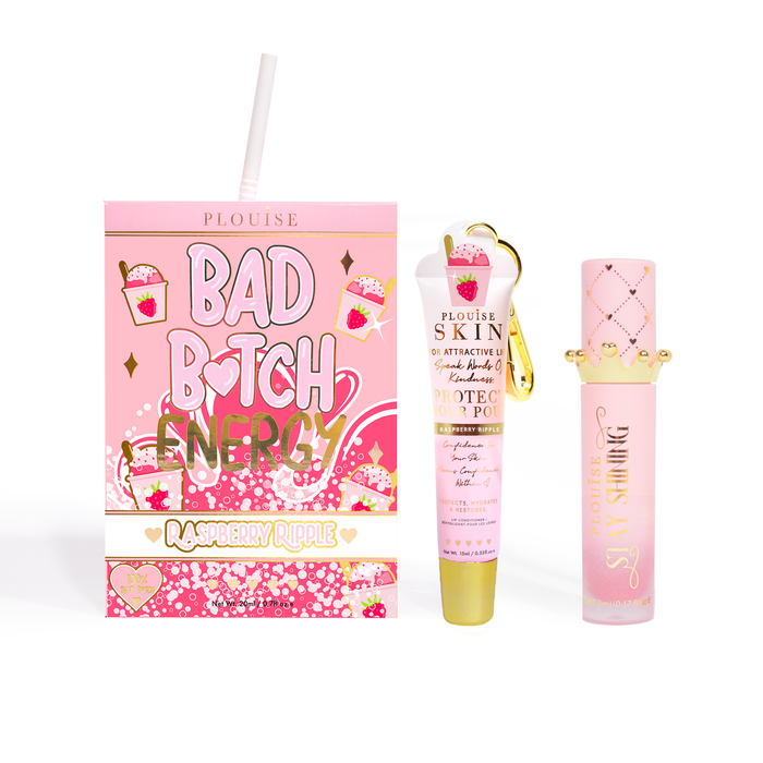 Bad Bitch Energy Lippenpflege- und Lippenöl-Duo