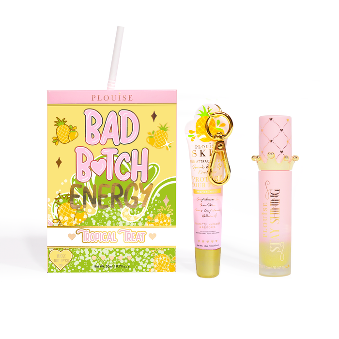Bad Bitch Energy Lippenpflege- und Lippenöl-Duo