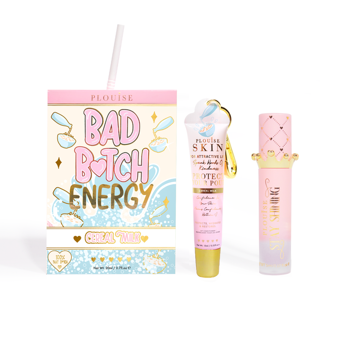 Bad Bitch Energy Lippenpflege- und Lippenöl-Duo