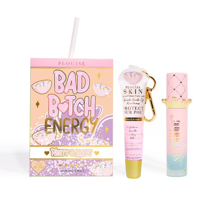 Bad Bitch Energy Lippenpflege- und Lippenöl-Duo