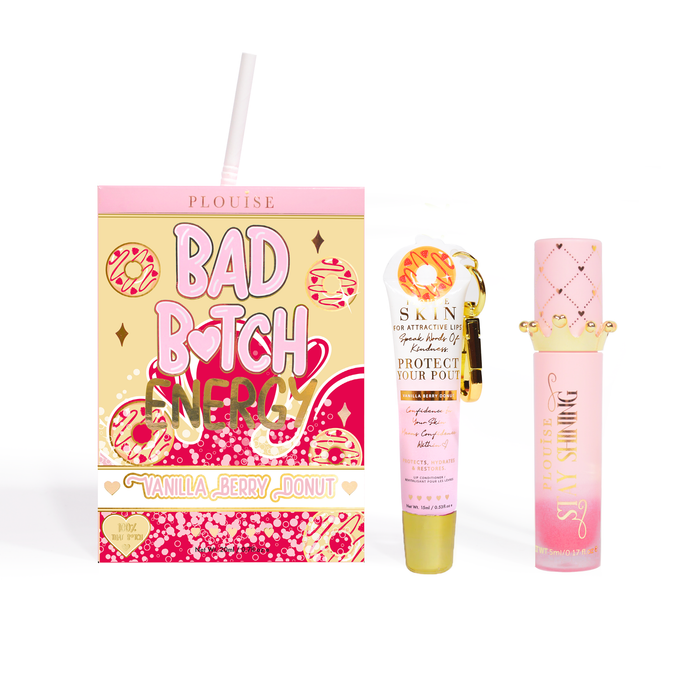 Bad Bitch Energy Lippenpflege- und Lippenöl-Duo
