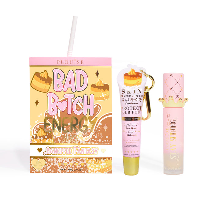 Bad Bitch Energy Lippenpflege- und Lippenöl-Duo