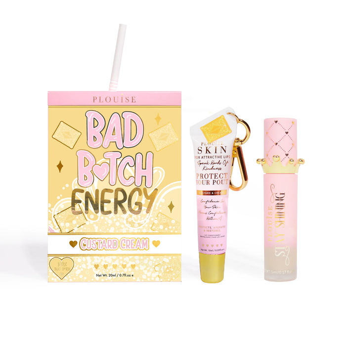 Bad Bitch Energy Lippenpflege- und Lippenöl-Duo