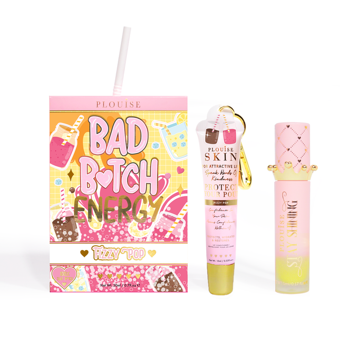 Bad Bitch Energy Lippenpflege- und Lippenöl-Duo