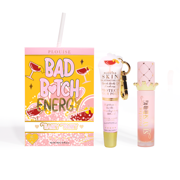 Bad Bitch Energy Lippenpflege- und Lippenöl-Duo