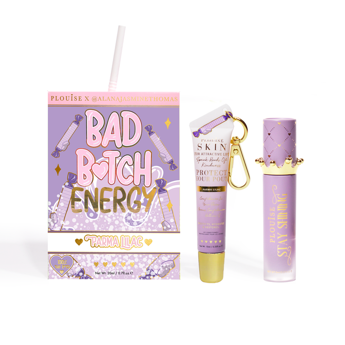 Bad Bitch Energy Lippenpflege- und Lippenöl-Duo