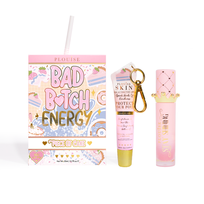 Bad Bitch Energy Lippenpflege- und Lippenöl-Duo