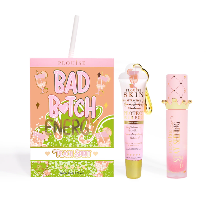 Bad Bitch Energy Lippenpflege- und Lippenöl-Duo