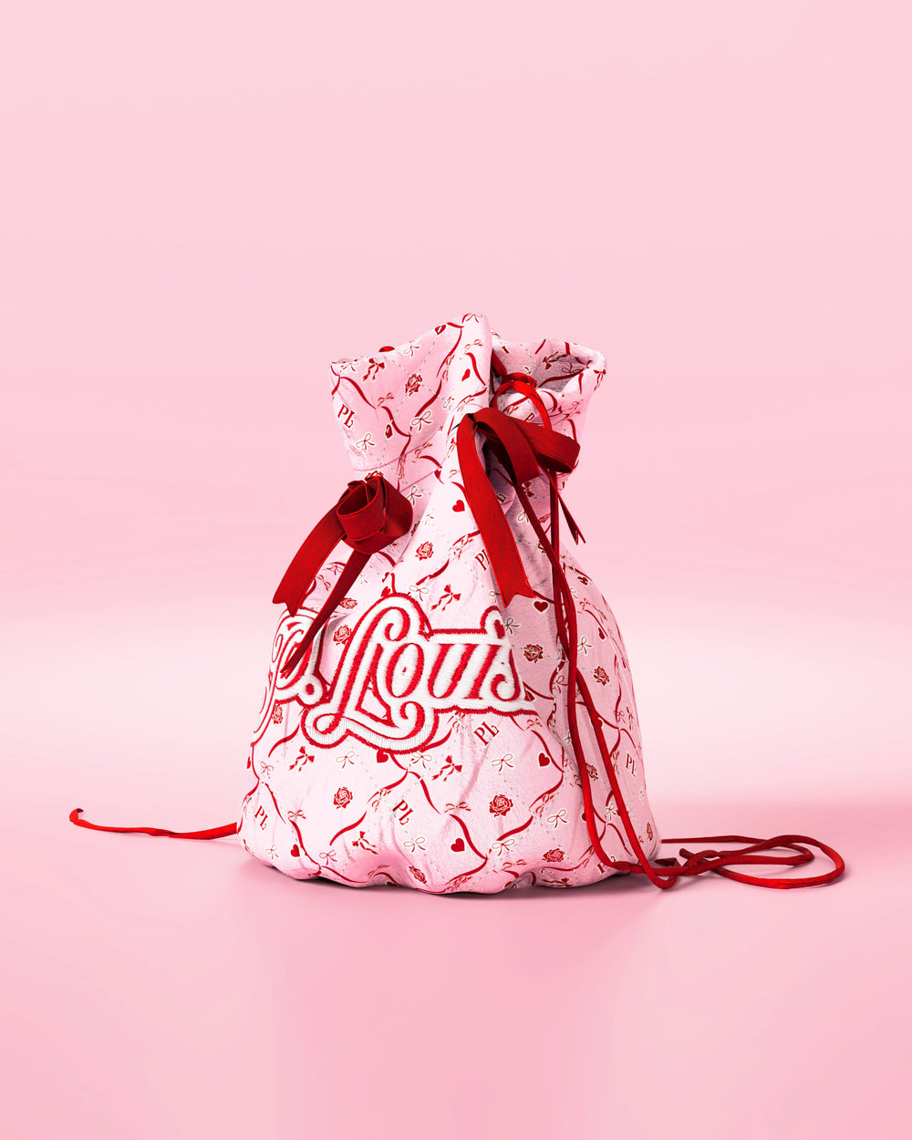 Schminktaschen mit Schleife