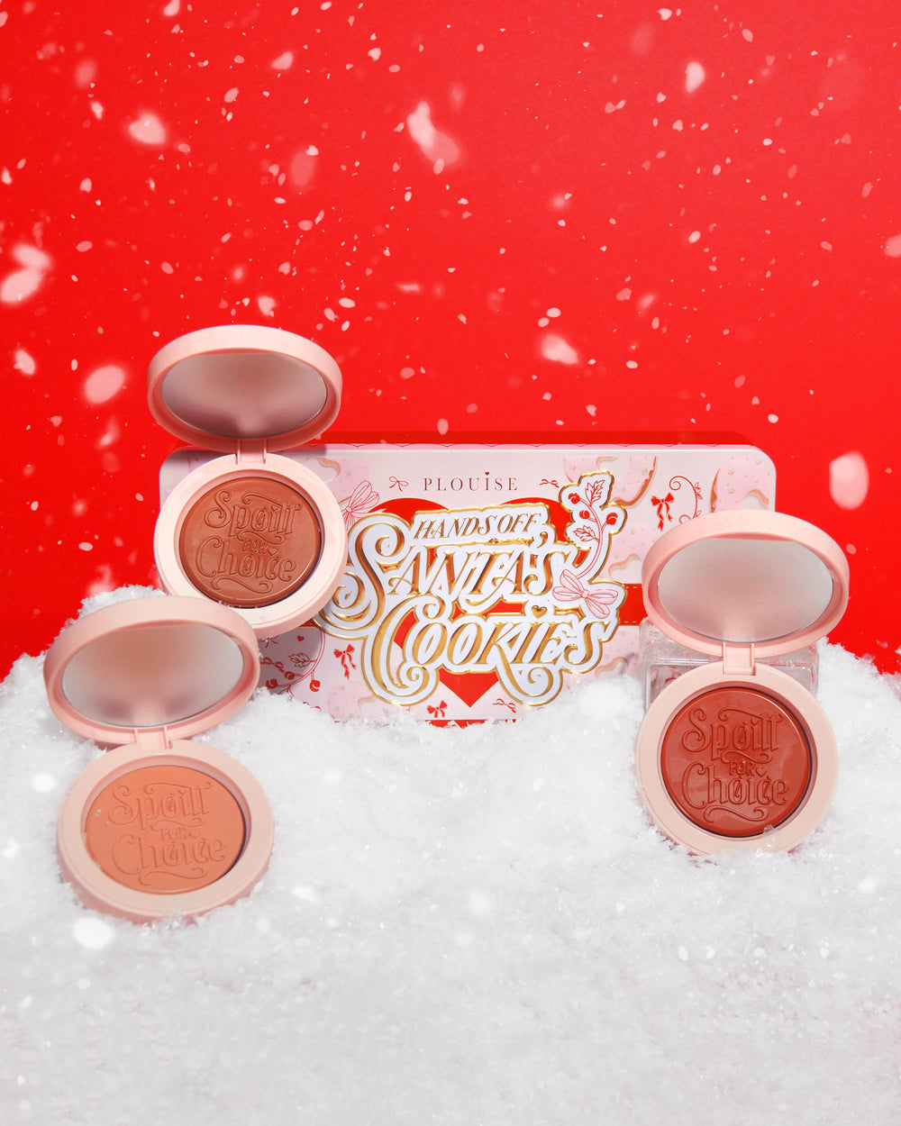 Santas Cookies Spoilt For Choice Blush Tin