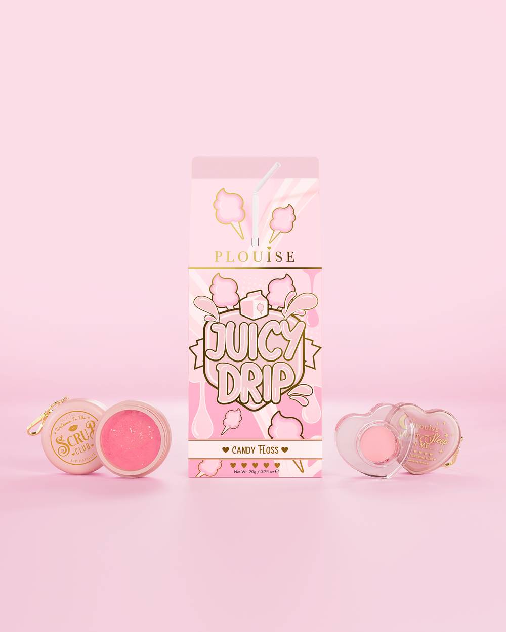 Saftiges Tropfen-Lippenpeeling- und Lippenmasken-Duo