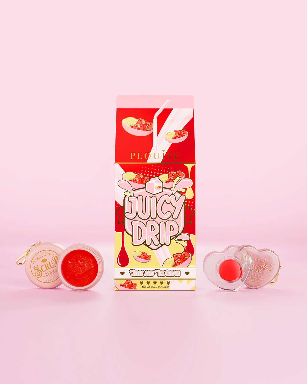 Saftiges Tropfen-Lippenpeeling- und Lippenmasken-Duo