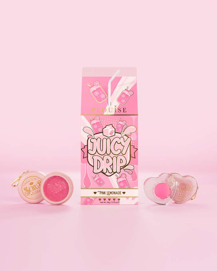 Saftiges Tropfen-Lippenpeeling- und Lippenmasken-Duo