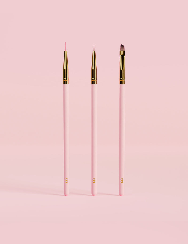 Learning Lines 3-teiliges Eyeliner- und Detailpinsel-Set