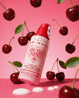 P.Louise On The Mend barrier repair lotion in cherry