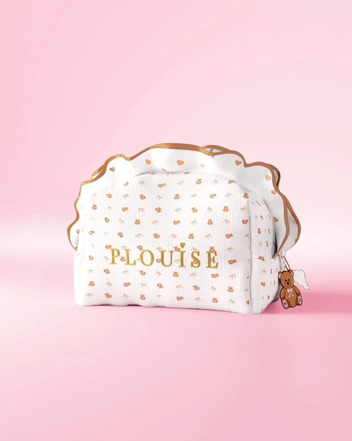 Teddy Touch Small Print Tasche und Hautpflegeset