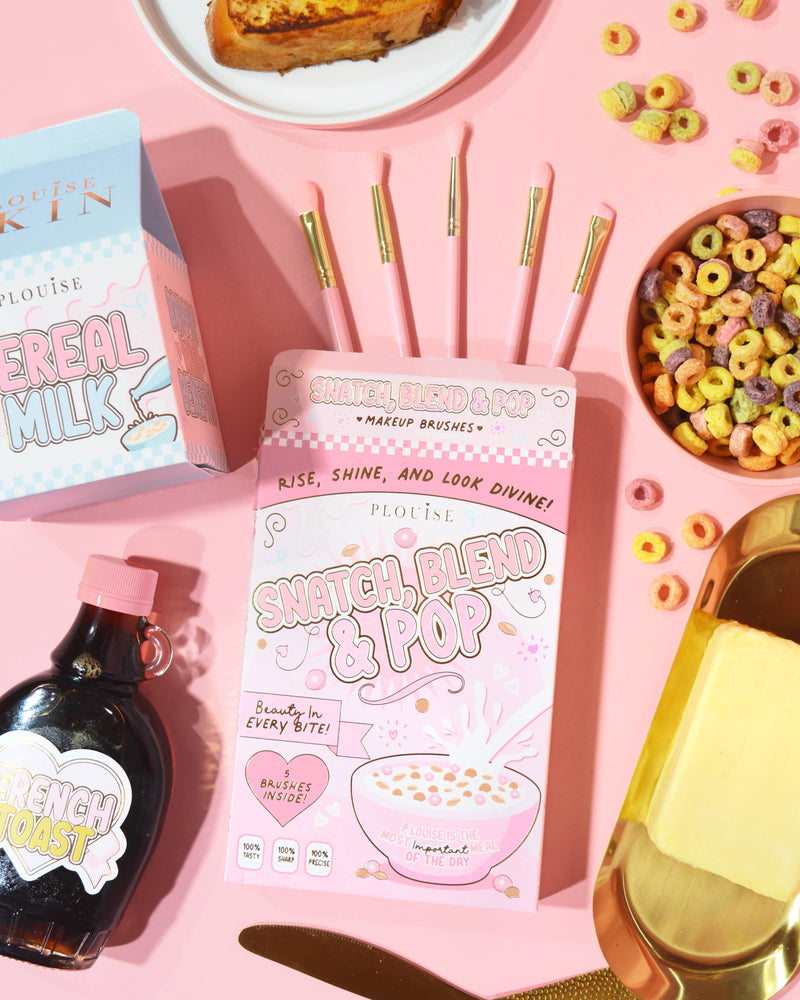 Snatch Blend & Pop 5-teiliges Augenbrauen-, Augen- und Lippenpinselset