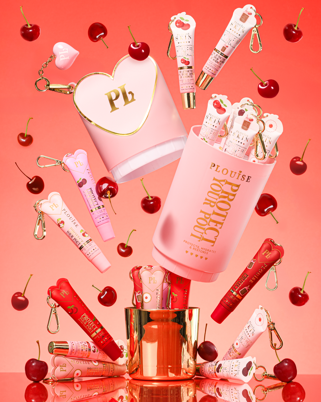 Protect Your Pout Cherry Lip Conditioner XL PR Gift Set – P