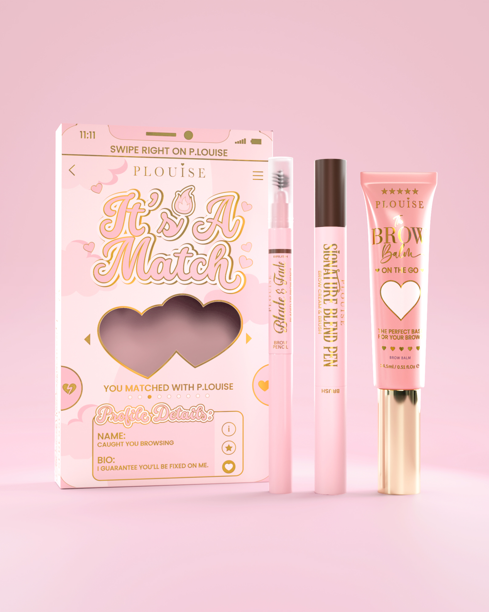 Es ist ein Match-Brow-Sculpting-Set