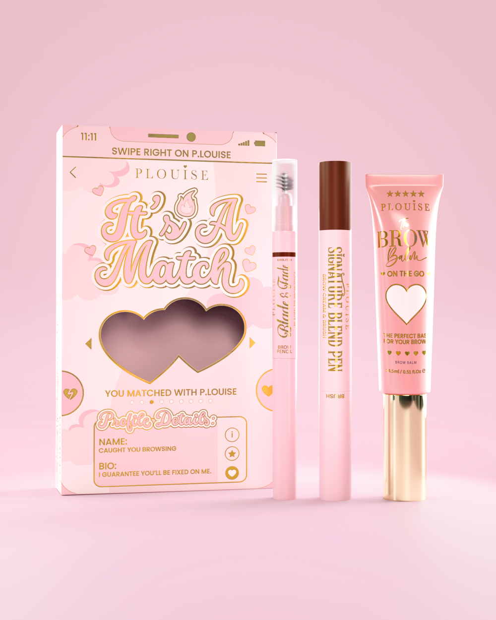 Es ist ein Match-Brow-Sculpting-Set