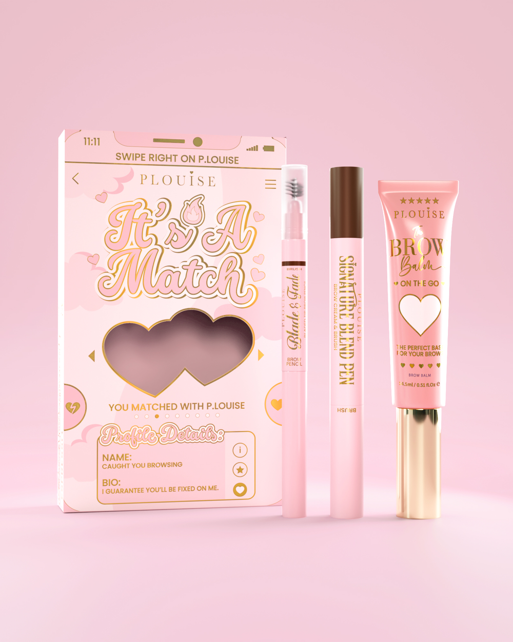 Es ist ein Match-Brow-Sculpting-Set