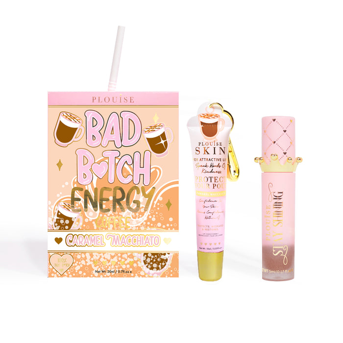 Bad Bitch Energy Lippenpflege- und Lippenöl-Duo
