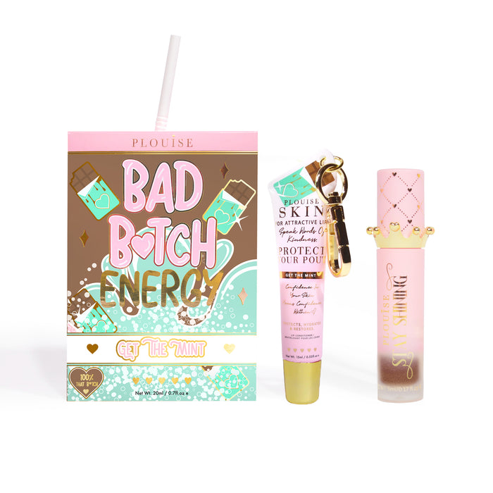 Bad Bitch Energy Lippenpflege- und Lippenöl-Duo