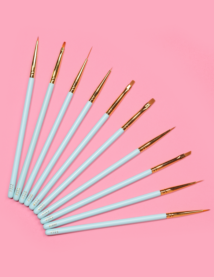 Detail In The Deal 10-Piece Blue Eye Detailing Brush Set