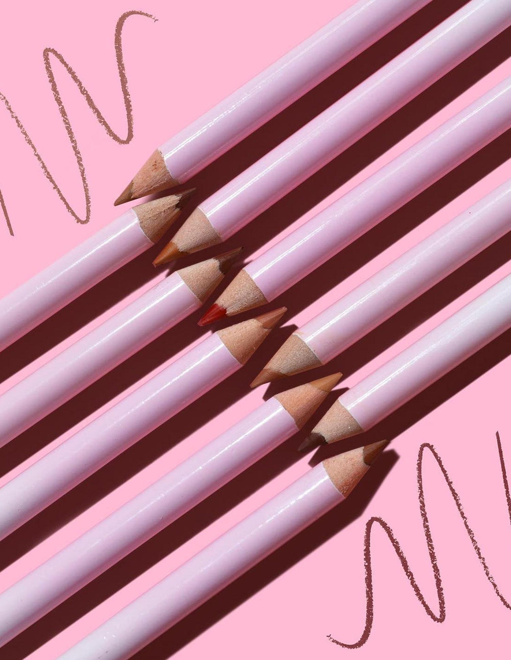 Anspitzbarer, farbiger Lipliner
