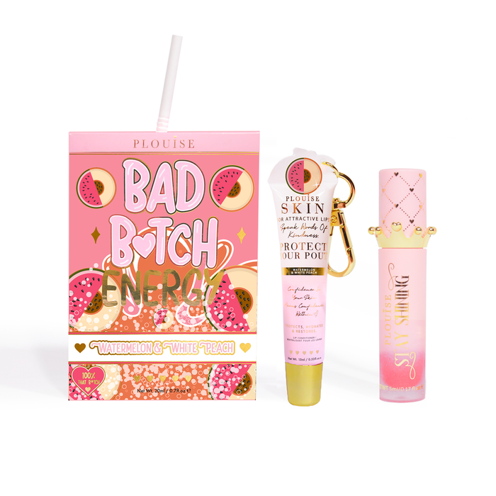 Bad Bitch Energy Lippenpflege- und Lippenöl-Duo