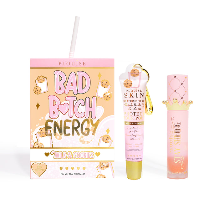 Bad Bitch Energy Lippenpflege- und Lippenöl-Duo