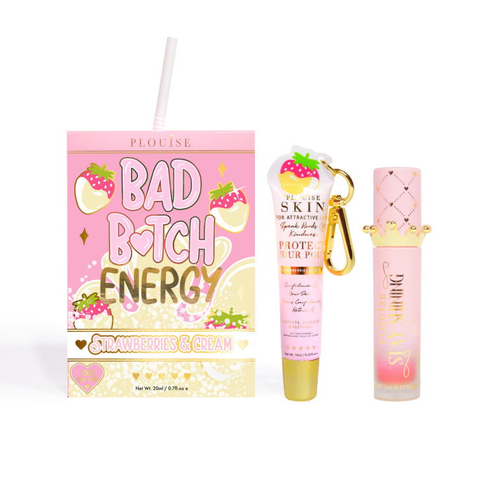 Bad Bitch Energy Lippenpflege- und Lippenöl-Duo