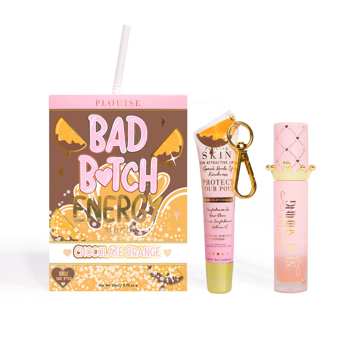 Bad Bitch Energy Lippenpflege- und Lippenöl-Duo