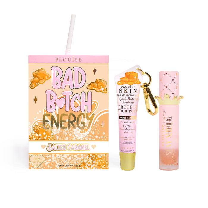 Bad Bitch Energy Lippenpflege- und Lippenöl-Duo