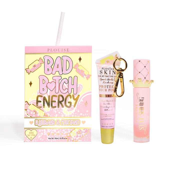 Bad Bitch Energy Lippenpflege- und Lippenöl-Duo