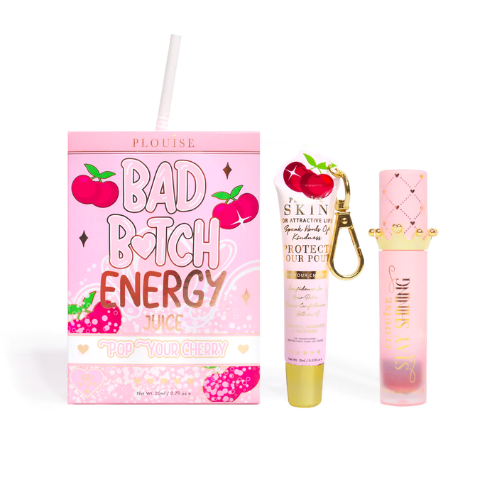Bad Bitch Energy Lippenpflege- und Lippenöl-Duo